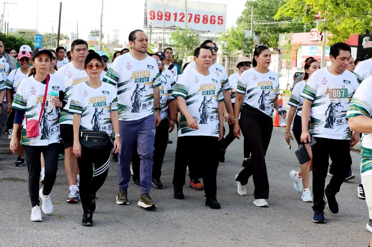 “Justicia en Ruta” reúne a más de 1,300 participantes y fortalece la convivencia de la comunidad jurídica en Yucatán