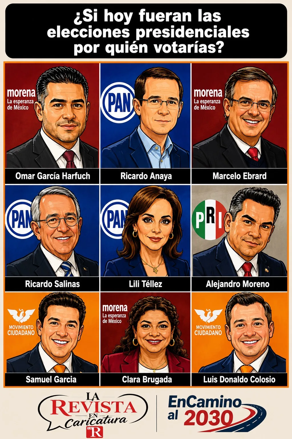 ¿Quién crees que tiene más posibilidades de llegar a la boleta presidencial en 2030?