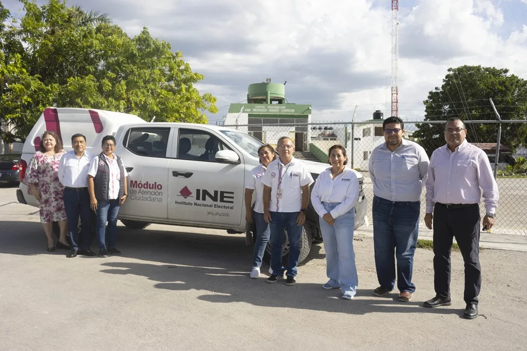 INE Campeche empadrona a cinco personas privadas de la libertad en el CERESO de Kobén