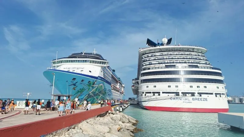 Yucatán registra aumento en turismo de cruceros; arribos crecen 14.3%