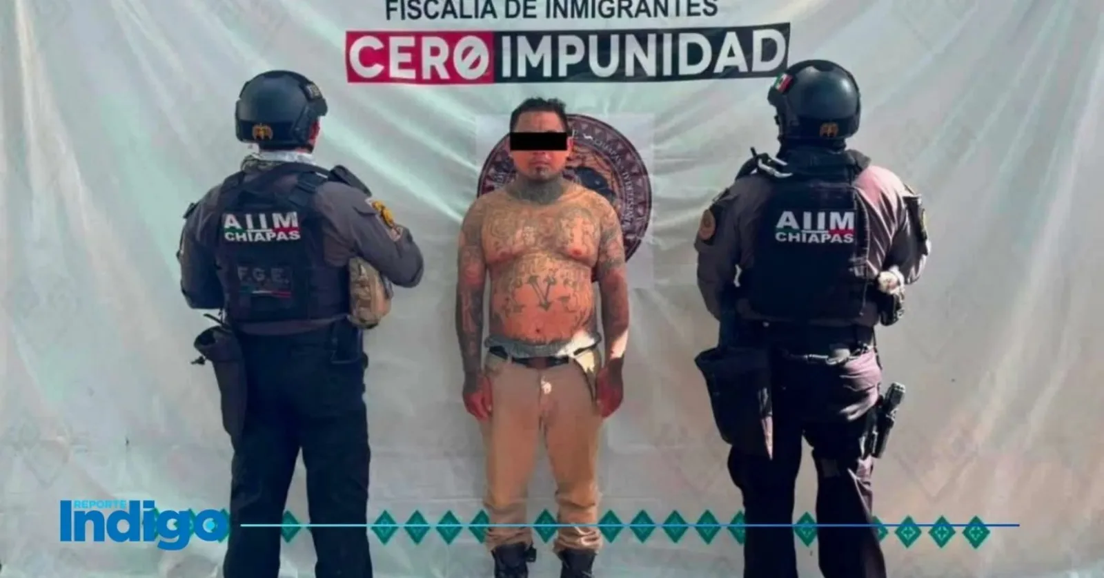 Capturan en Chiapas a “Little Man”; será repatriado para enfrentar a la justicia salvadoreña
