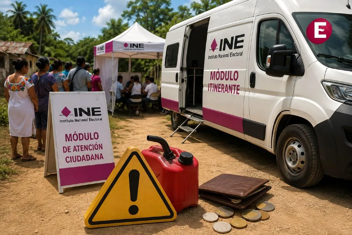 Módulos itinerantes del INE en Campeche, en riesgo por falta de recursos