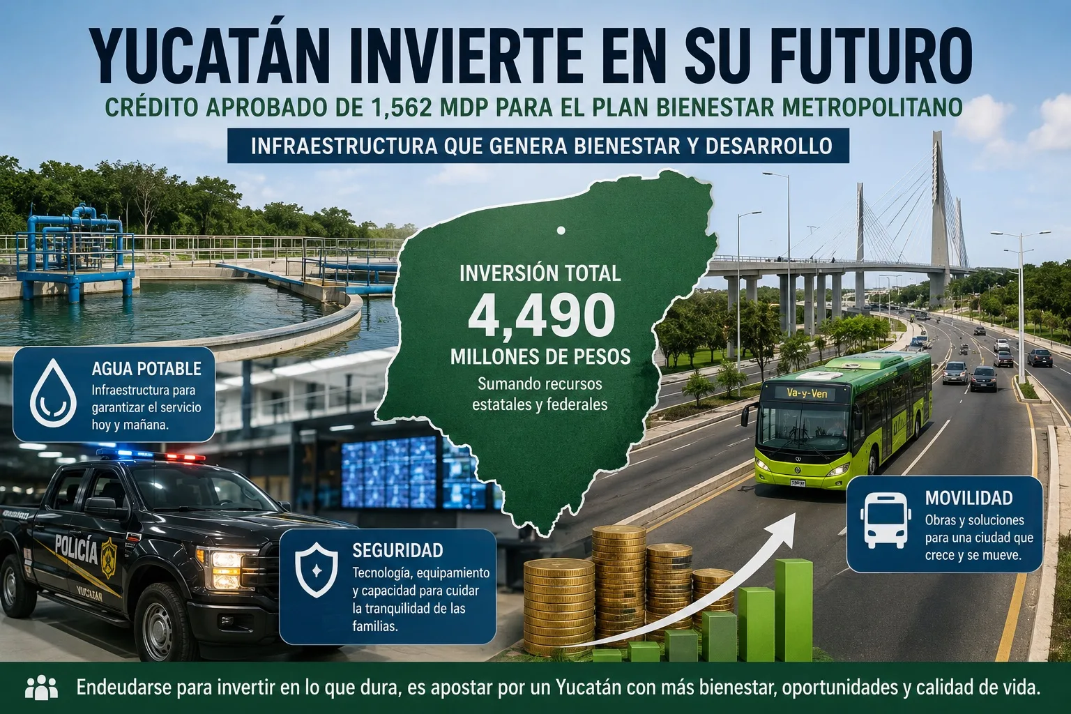 Yucatán necesita invertir: la deuda que sí puede valer la pena