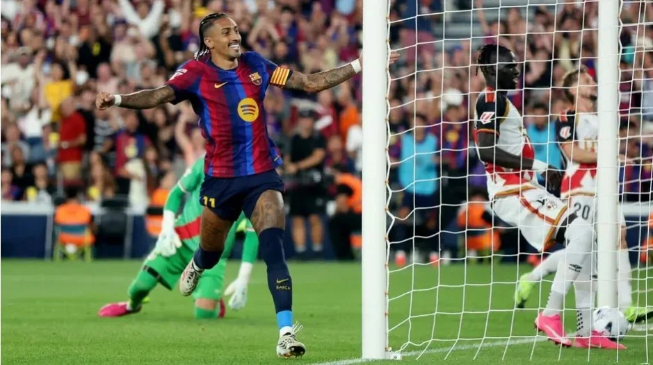 Barcelona golea 5-2 al Rayo Vallecano con doblete de Lamine Yamal en el Camp Nou