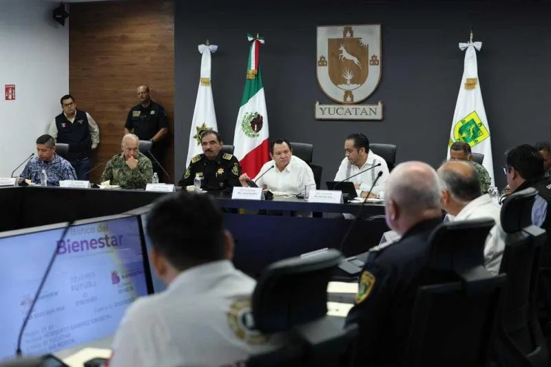 Joaquín Díaz Mena encabezó la Mesa Estatal para la Construcción de Paz y Seguridad
