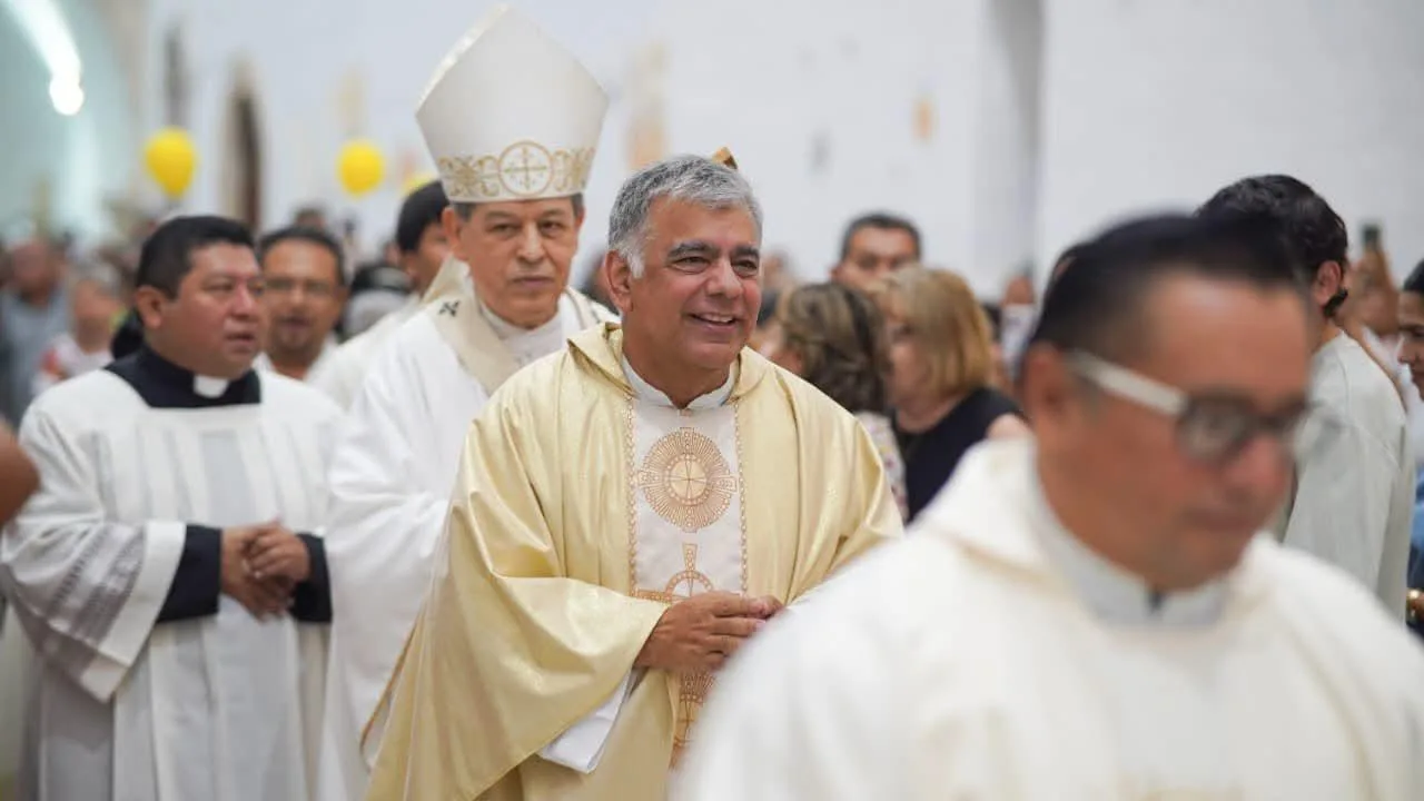 Jorge Carlos Menéndez asume parroquia de Motul: “Vengo a caminar en medio del pueblo y junto a él”