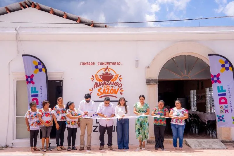 DIF Yucatán inaugura en Dzemul un espacio comunitario de alimentación, encuentro y desarrollo