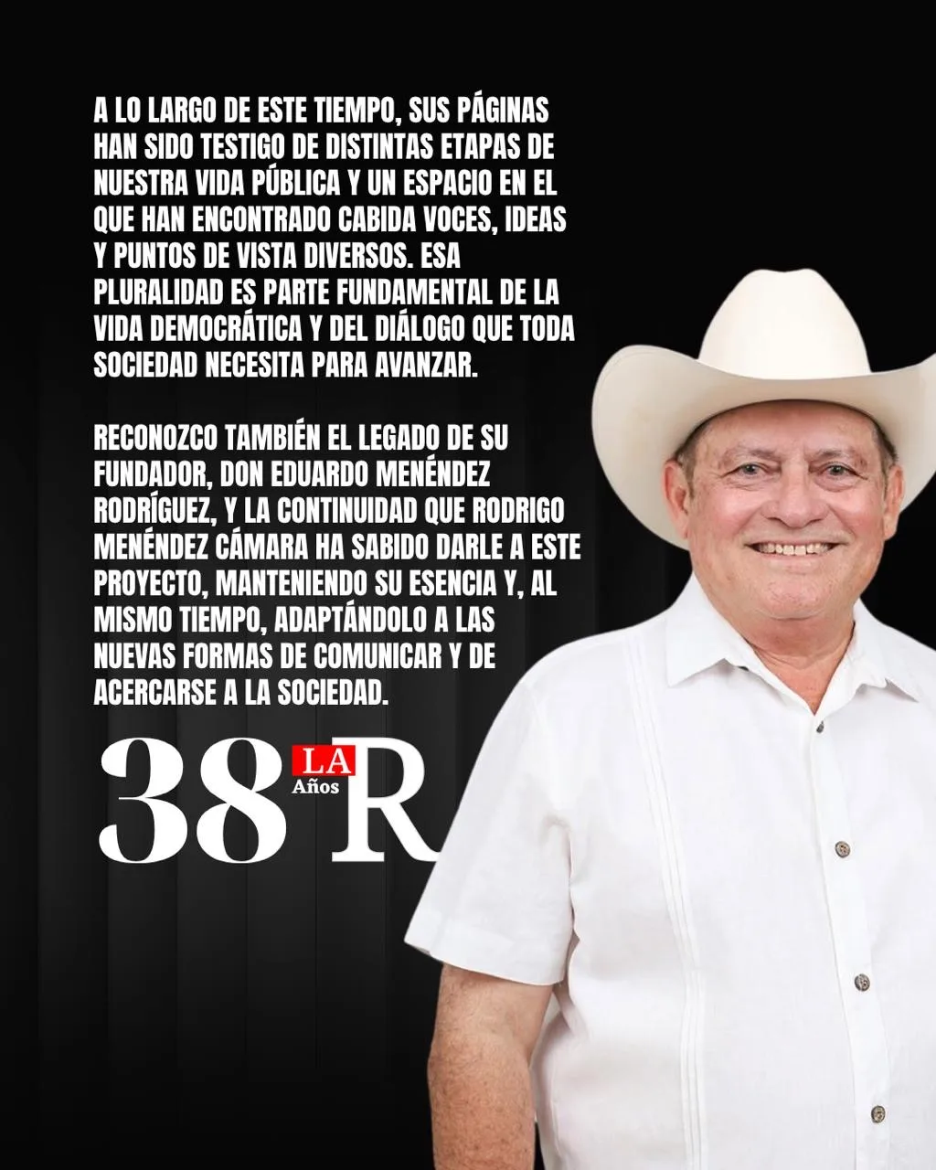 Wilmer Monforte reconoce 40 años de La Revista y su legado periodístico en Yucatán