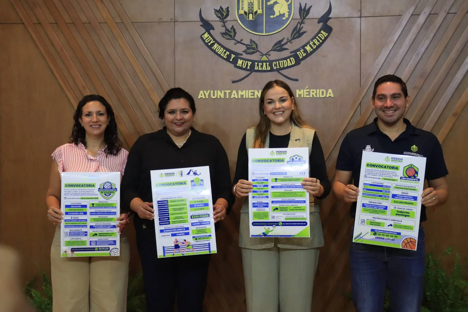 Presenta Cecilia Patrón las ligas deportivas municipales