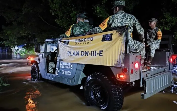 Ejército y Guardia Nacional despliegan 2,841 efectivos en Campeche por la tormenta Isaías