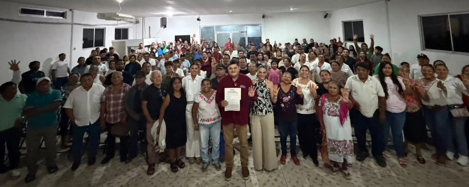 Joel Achach se registra en proceso interno de Morena por la coordinación municipal de Tecoh