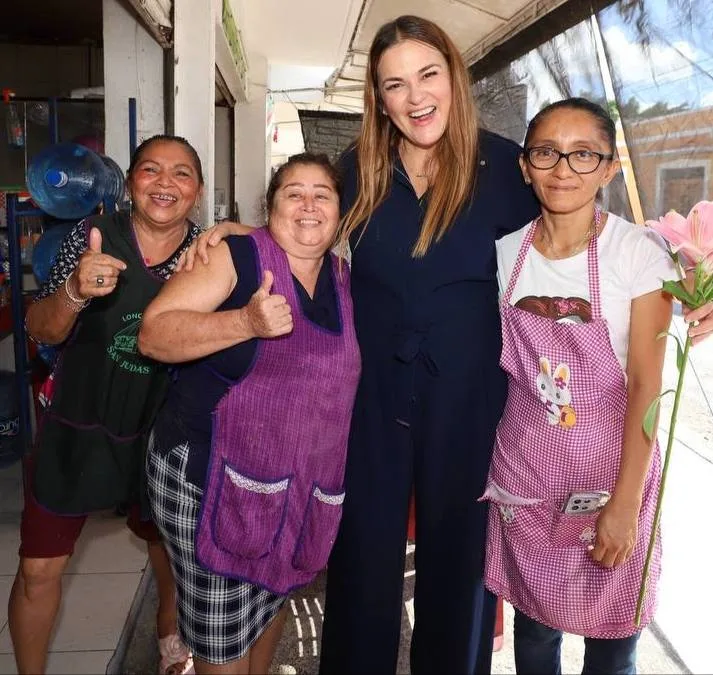 Cecilia Patrón da continuidad al reordenamiento de Mérida de la mano de comerciantes del Centro Histórico