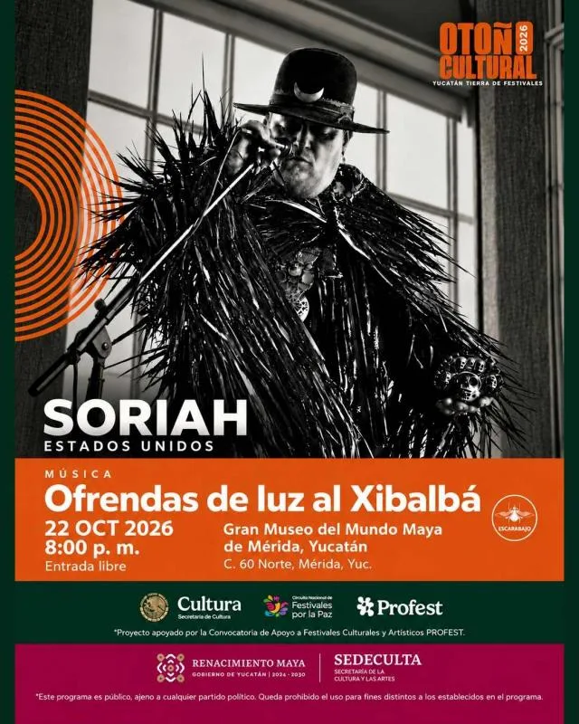 Soriah unirá canto tuvano y música experimental en Mérida