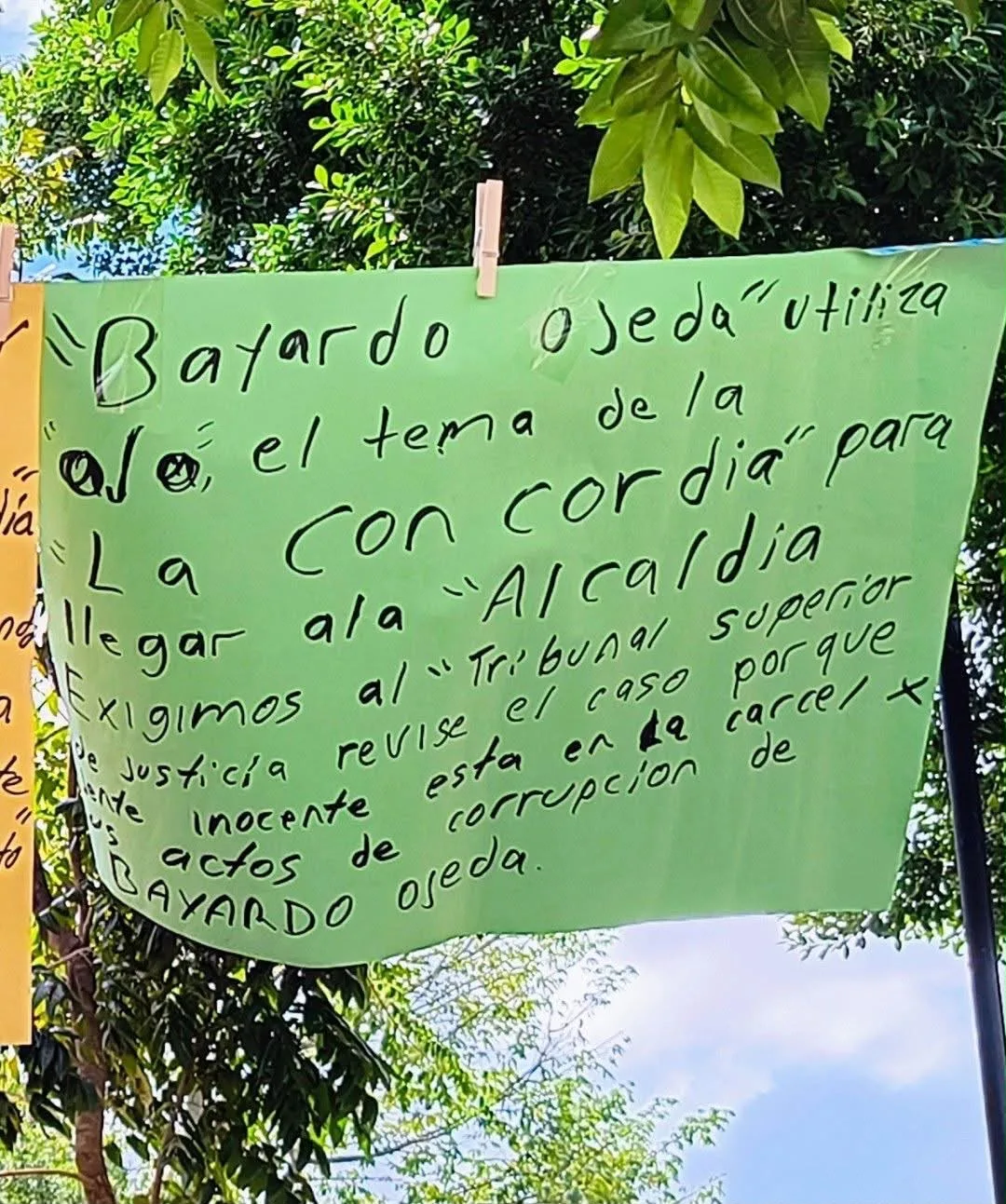 Bayardo Ojeda defiende su compromiso con Caucel tras ser señalado en manifestación
