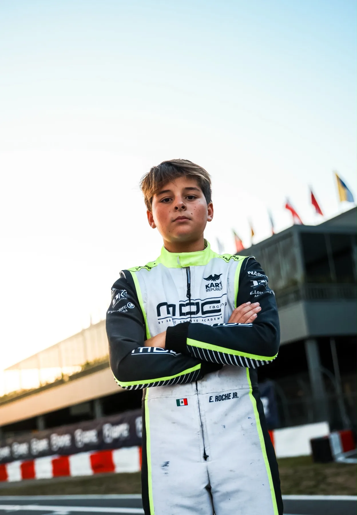 Esteban Roche Farah, piloto yucateco de 13 años, compite en el Mundial de Karting IAME 2026 en Italia y sueña con la Fórmula 1