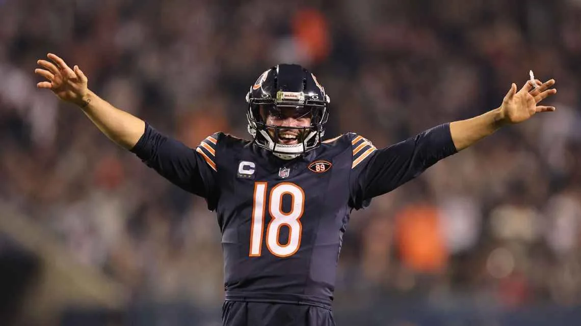 Caleb Williams se luce y guía a los Bears a una victoria sobre los Patriots