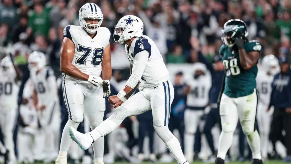 Cowboys aplastan a Eagles y reviven sus aspiraciones en la NFC Este