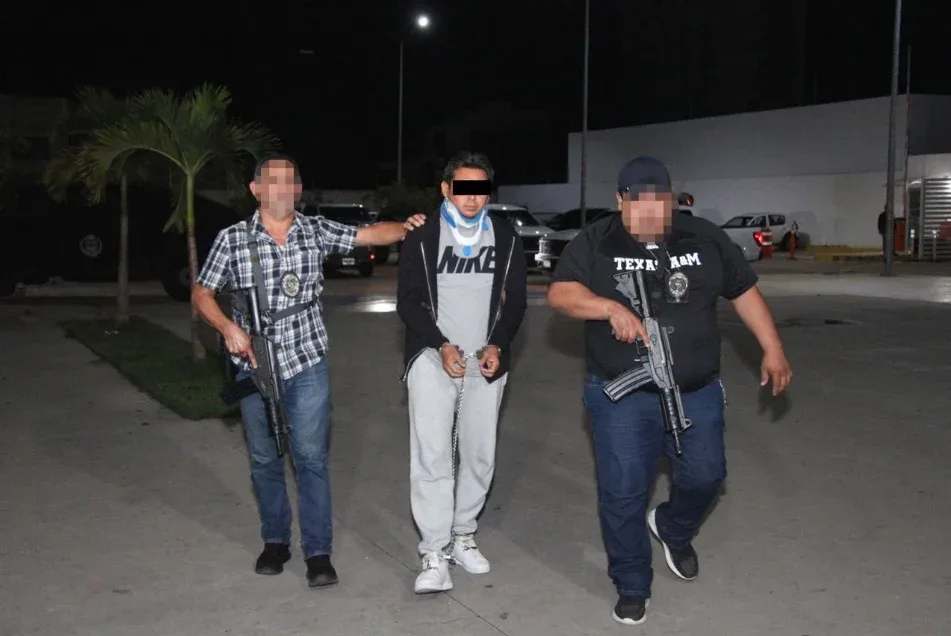 Detienen en Mérida a José Marcelino N., alias El Marce, objetivo prioritario de Quintana Roo