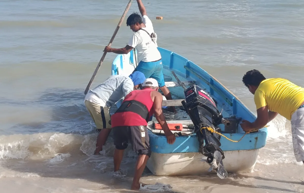 Diez días sin pescar dejan a cientos de ribereños de Progreso sin ingresos por el frente frío 2