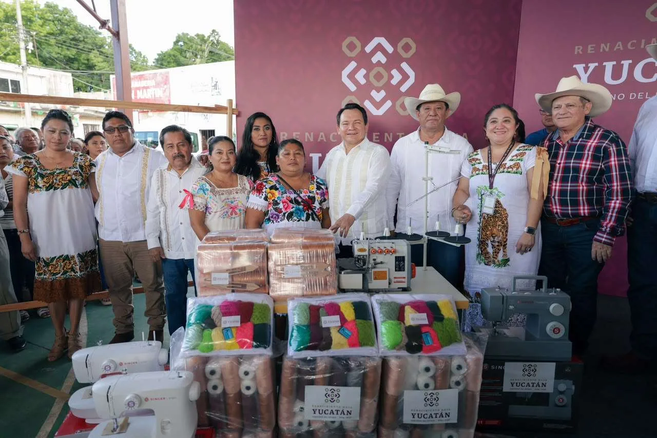 Gobierno de Yucatán entrega 1,076 apoyos a mujeres rurales de 41 municipios por 4.1 millones de pesos