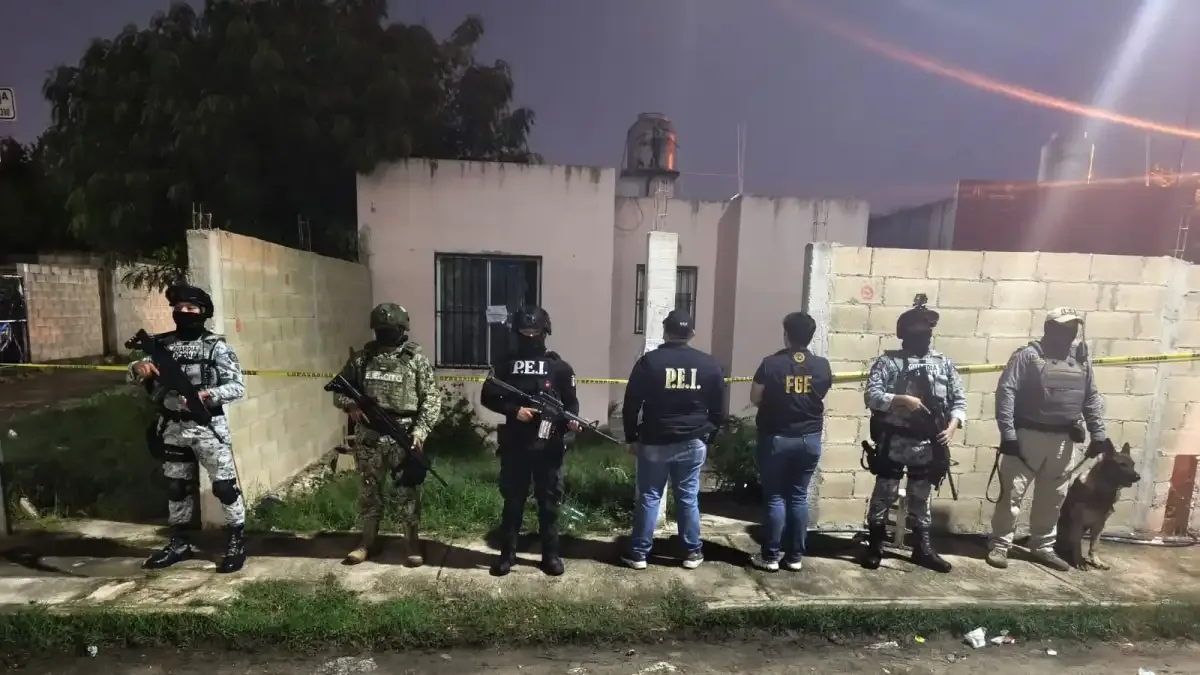 Guardia Nacional y Ejército aseguran inmueble y más de 7 kilos de droga en Umán