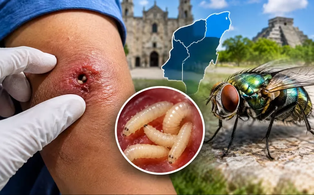 Gusano barrenador avanza en Yucatán: suman 57 casos humanos de miasis