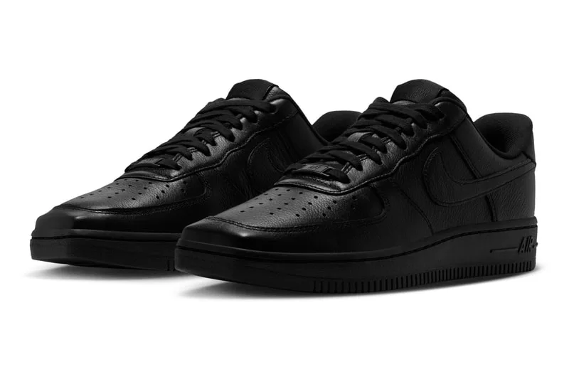 Nike rediseña la puntera del Air Force 1 Low en la versión Triple Black