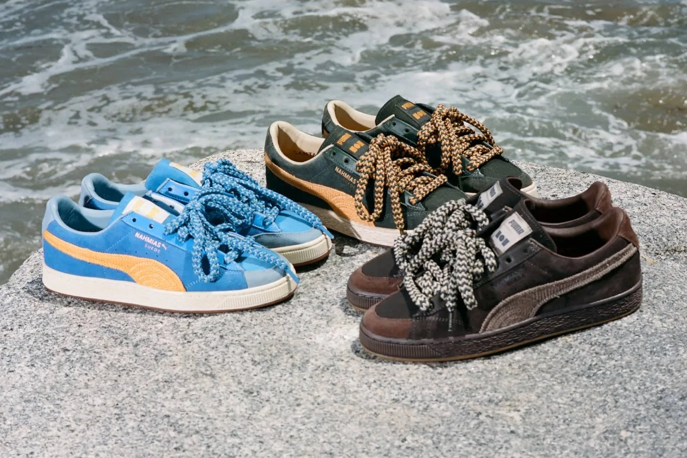 PUMA y NAHMIAS reinventan los clásicos con tres nuevos modelos Suede Crochet
