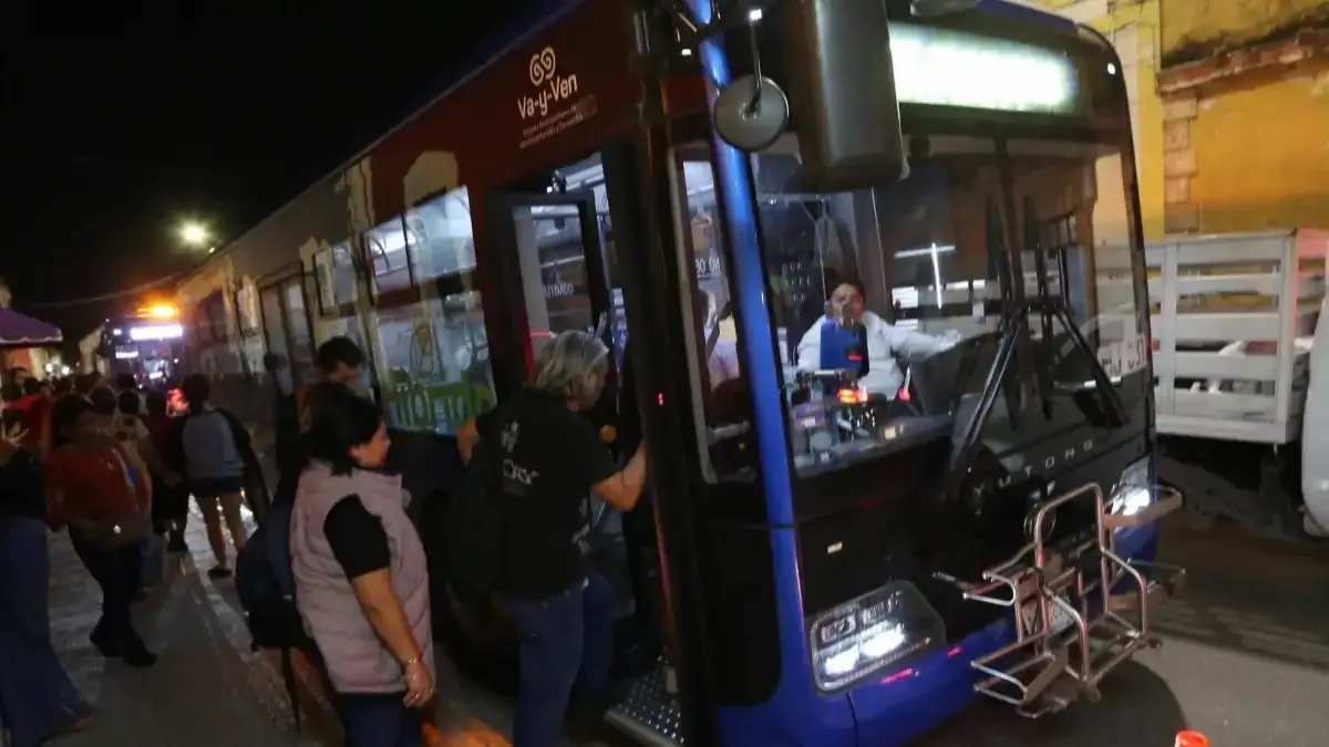 Va-y-Ven amplía horario de salidas la noche del Paseo de las Ánimas en Mérida