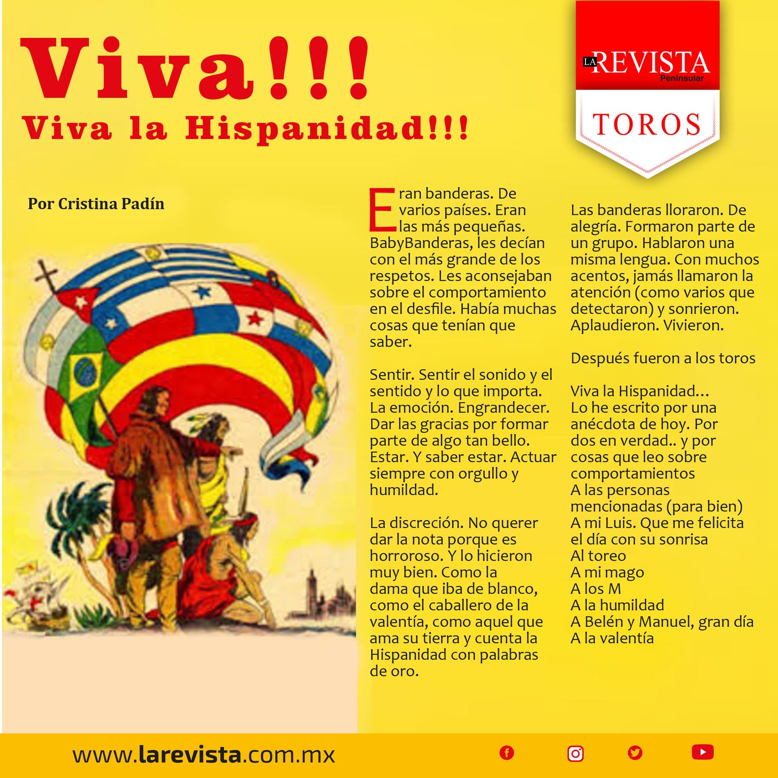 Viva!!! Viva la hispanidad!!!