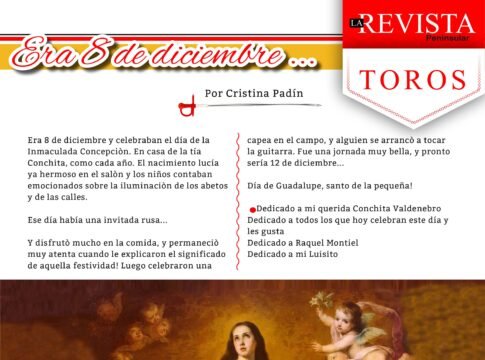 Era 8 de diciembre...