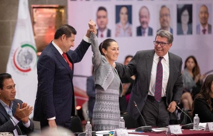 Claudia Sheinbaum asistió a la Décima Reunión Plenaria del Grupo Parlamentario de Morena en el Senado