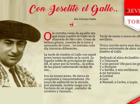 Con Joselito el Gallo..