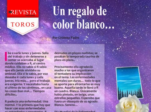 Un regalo de color blanco
