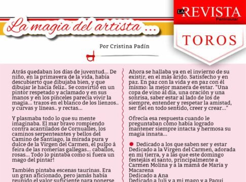 La magia del artista...