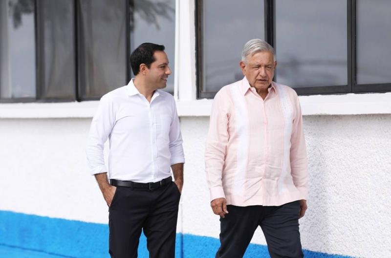 Reiteran el trabajo coordinado el Gobernador Mauricio Vila Dosal y el Presidente Andrés Manuel López Obrador