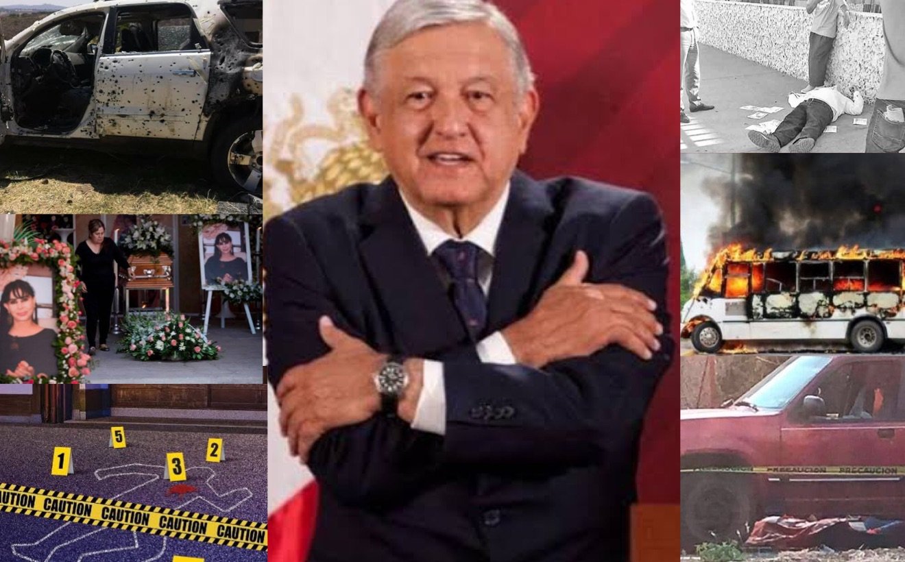 Los balazos de los criminales se imponen a los abrazos de AMLO