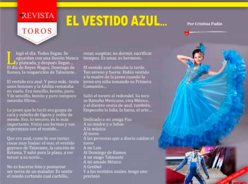 El vestido azul…