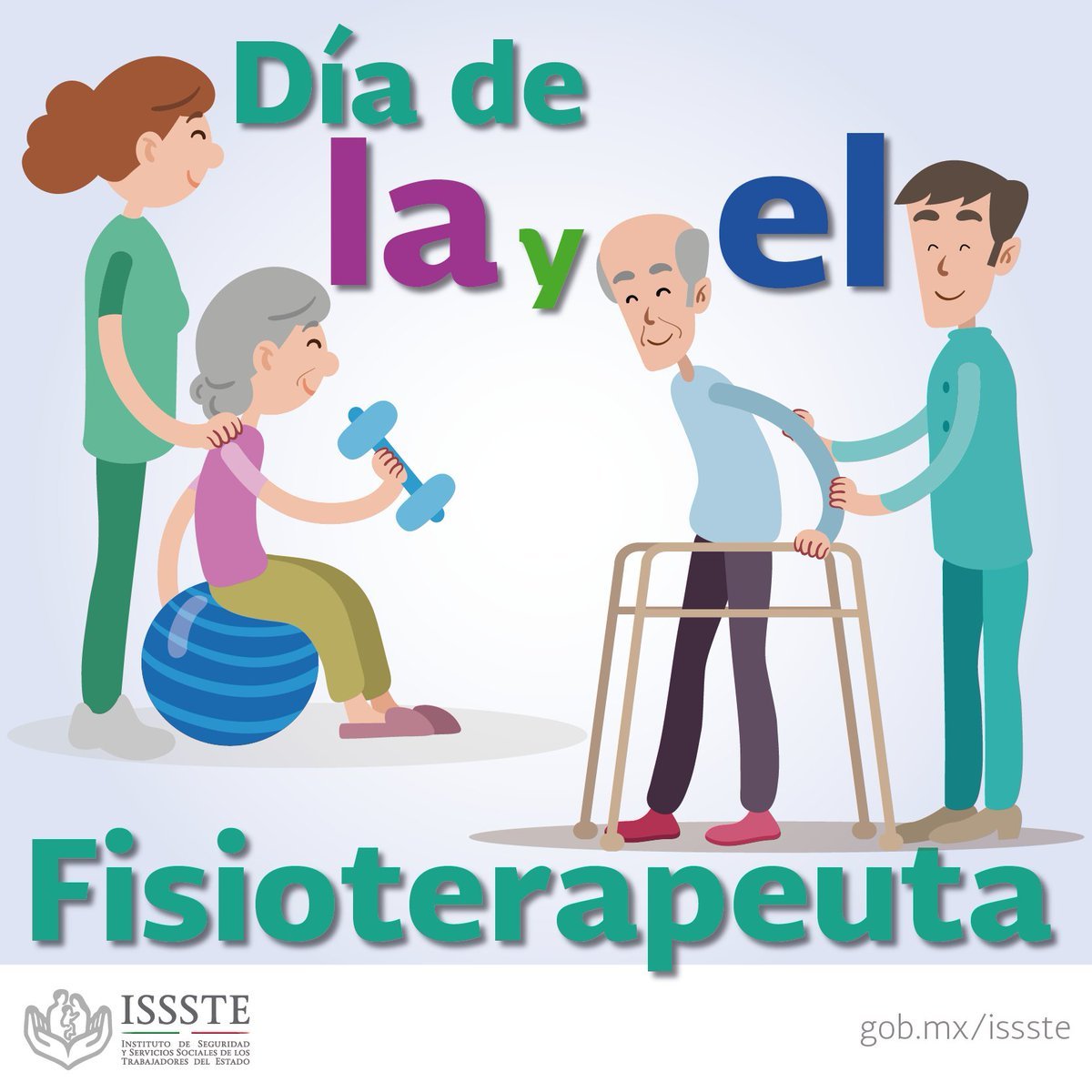 ISSSTE reconoce los beneficios de la fisioterapia en su día