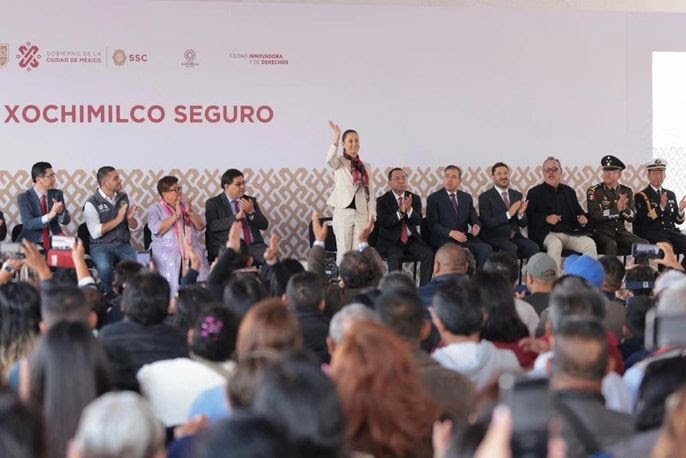 Claudia Sheinbaum presenta el plan ‘’Xochimilco Seguro’’