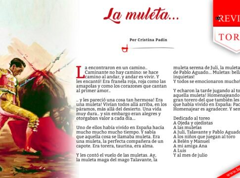 La muleta...