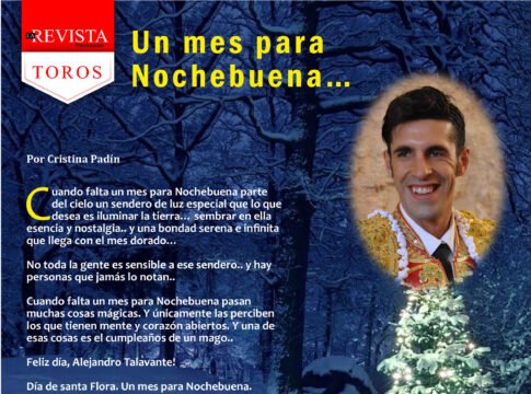 Un mes para Nochebuena…