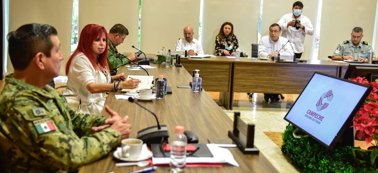 la gobernadora Layda Sansores San Román lamentó el asesinato de un elemento policiaco