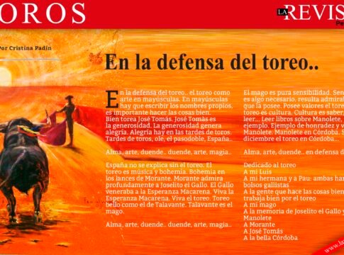 En la defensa del toreo..