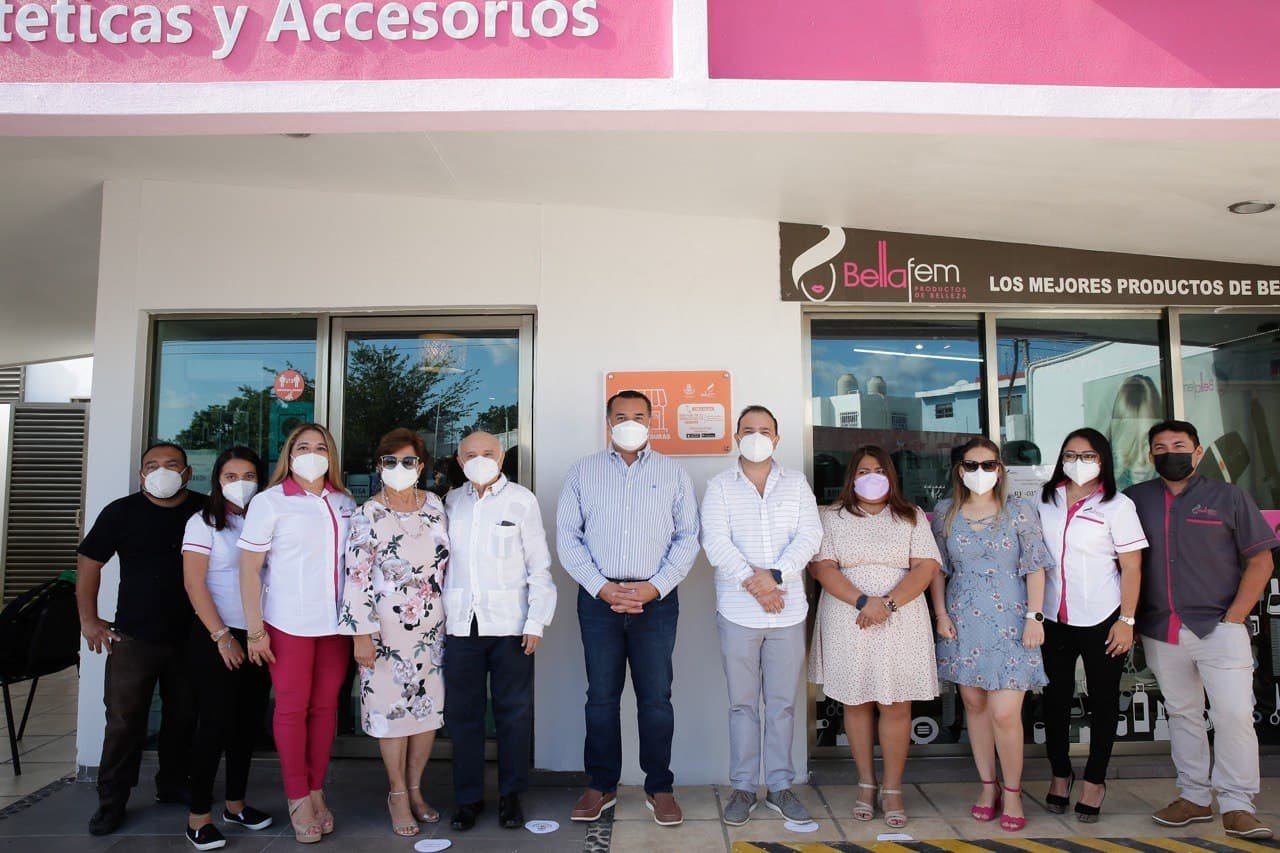 Más comercios se suman al Ayuntamiento de Mérida para proteger a las mujeres del Municipio