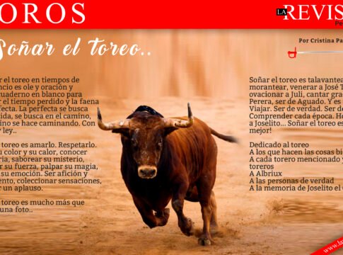 Soñar el toreo..