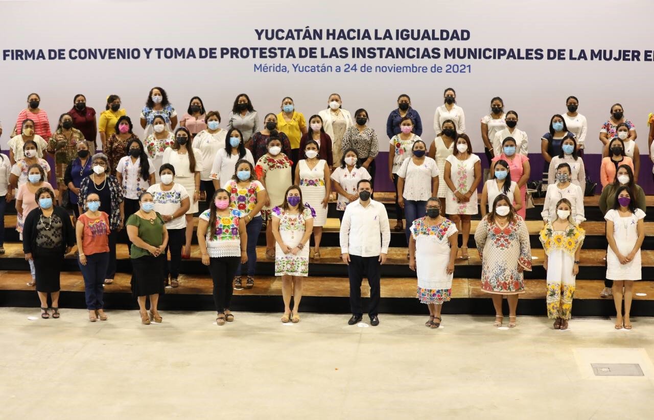 Yucatán, único estado del país donde todos sus municipios cuentan con su Instituto de la Mujer