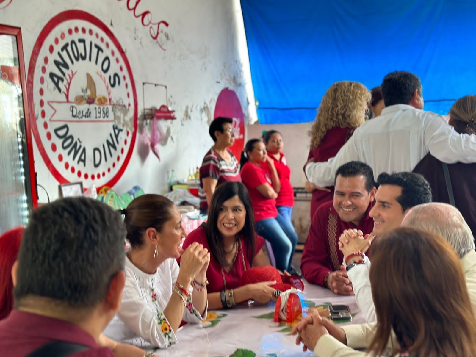 Rommel Pacheco acompaña visita de Claudia Sheinbaum a Yucatán y Campeche