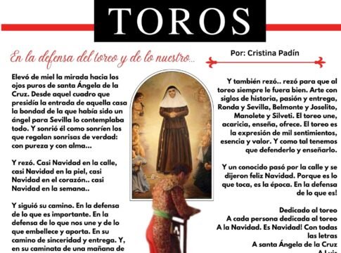 En la defensa del toreo y de lo nuestro...