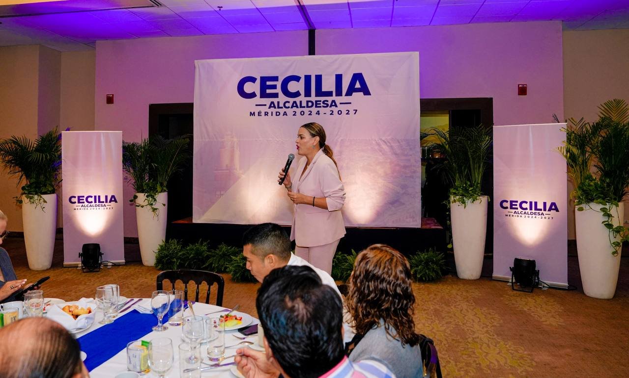 Cecilia Patrón reafirma el papel de los medios como aliados para el progreso de Mérida